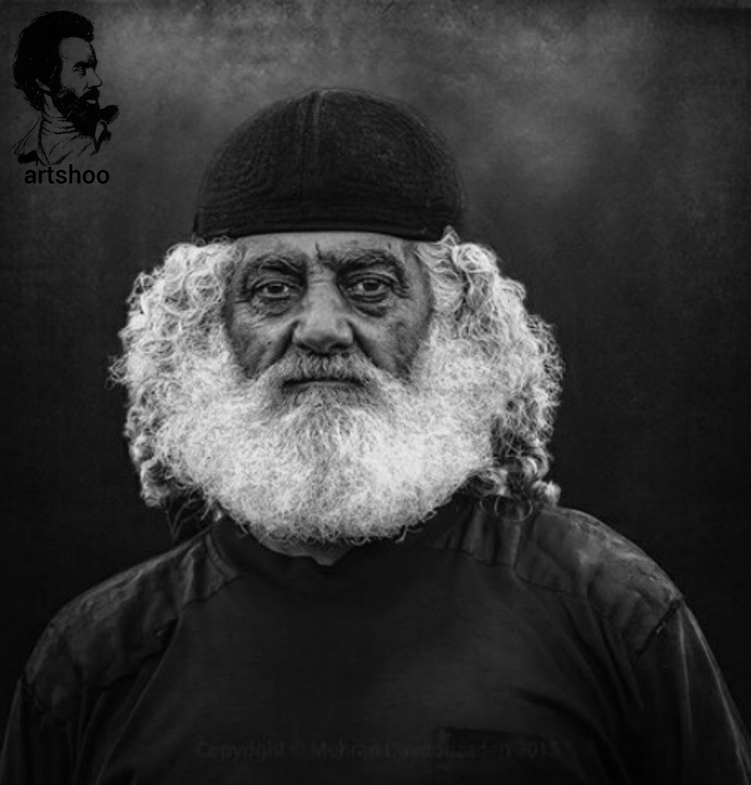 مدل پرتره سیاه قلم